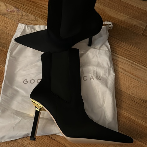 Good American High Kickstand Neoprene Bootie Stiletto - Picture 4 of 8